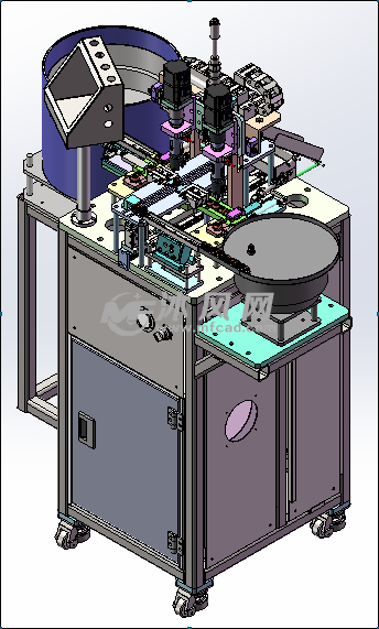非标自动化螺母装配机 - 机械设备图纸 - 沐风网