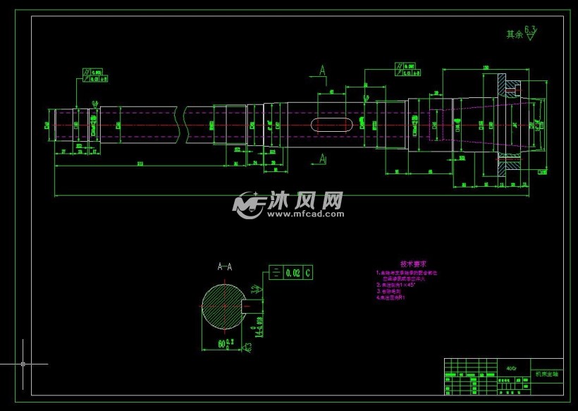 车床主轴箱设计cad图纸