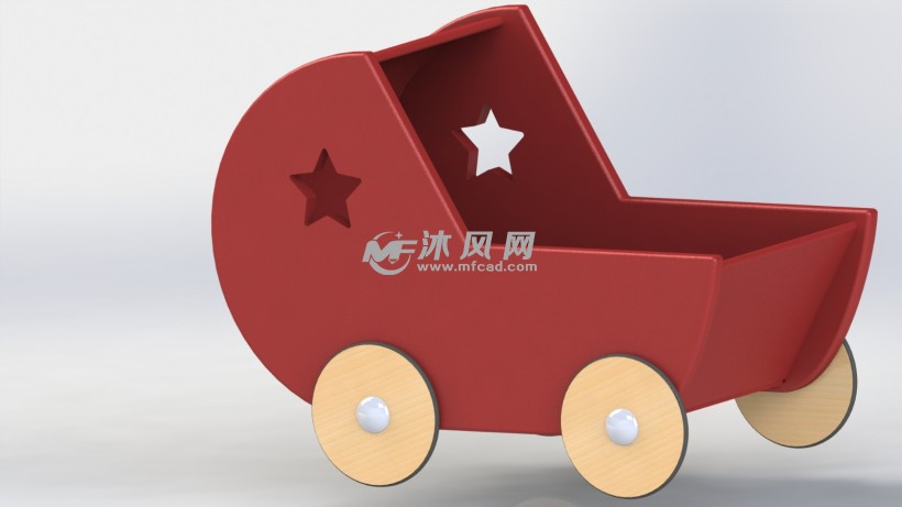 木製玩具嬰兒車