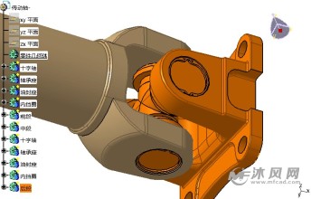 十字轴式万向节传动轴