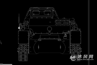 坦克装甲车cad图纸