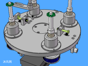 旋转台自旋转机构