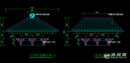 汉阙设计图纸