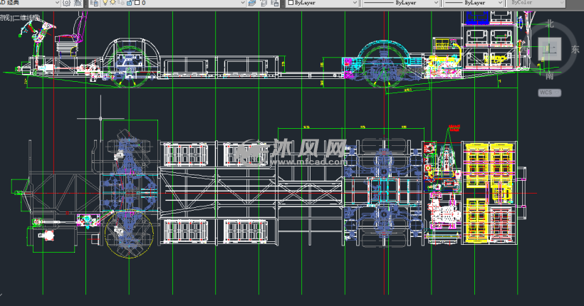 电动公交车内部结构模型