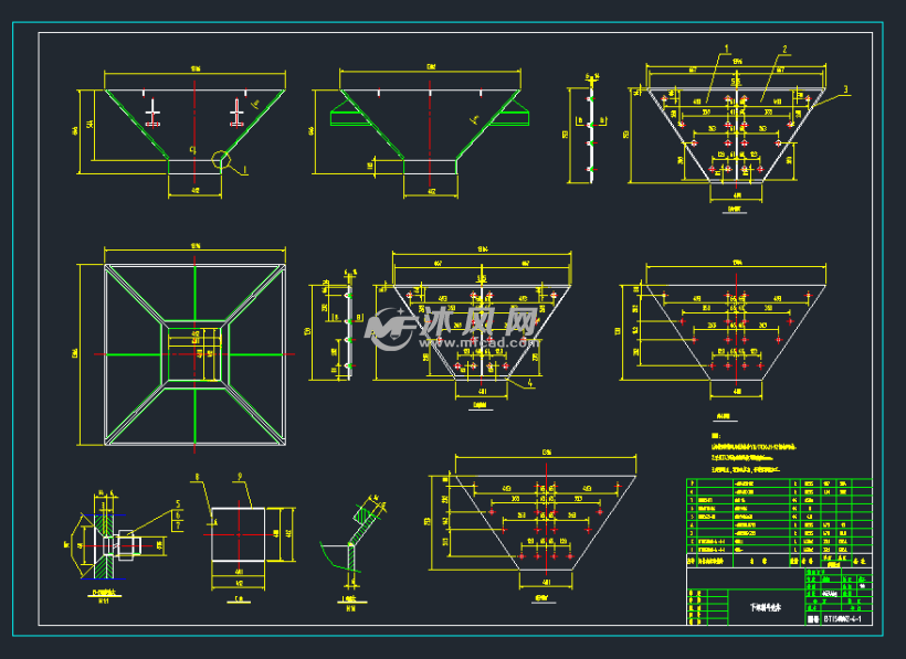 2立方称量漏斗图纸
