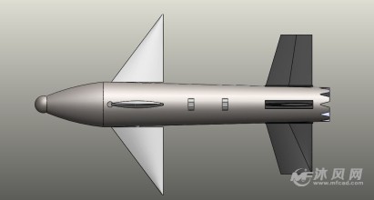 防空导弹三视图图片