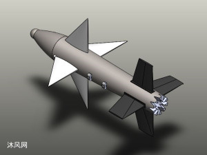 导弹模型3d设计图