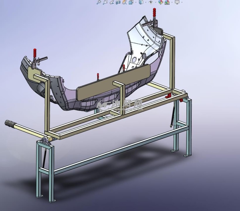前保险杠翻转工装