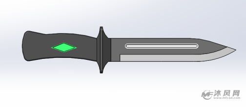 匕首西班牙之鹿-军工模型图纸-沐风网
