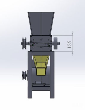 锤片式粉碎机cad完整图纸机械设备图纸2014-04-1926441270autocad2007