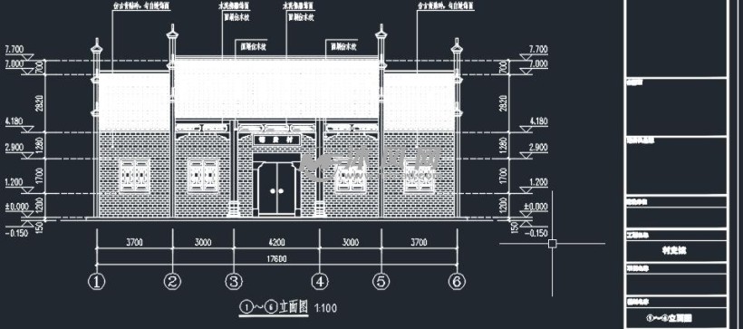 村史馆仿古建筑设计图