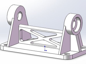 同心支架零件图