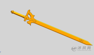 刀剑神域武器阐释者-玩具公仔图纸-沐风网