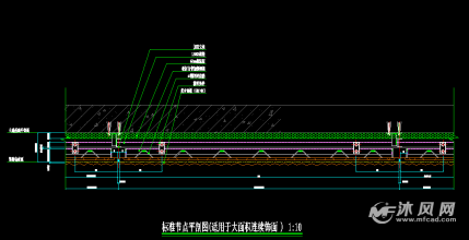 grc外墙挂板安装节点大样施工图纸