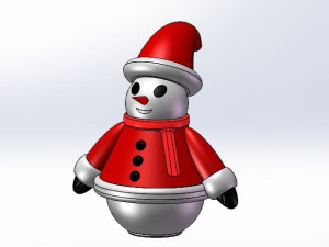 公仔模型(超人公仔) - solidworks玩具公仔类模型下载 - 沐风图纸