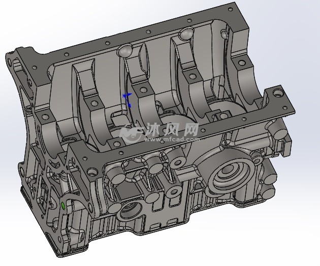 发动机曲轴箱总图