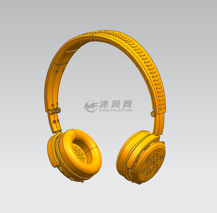 头戴式耳机三维模型ug部件截图sw部件截图部件截图图纸描述头戴式耳机