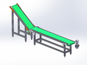 倾斜传送带模型图片