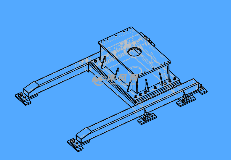 重型设备底座模型