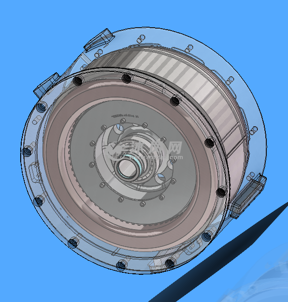 转子发动机三维图模型