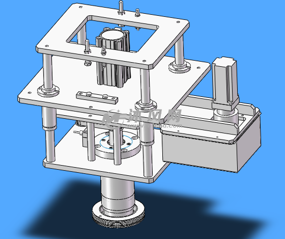 定位旋转机构模型