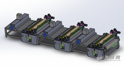 卷材1320印刷机模型图纸