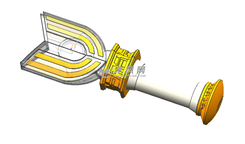 迪迦奥特曼变身器-神光棒图纸下载_文体用品图纸 - 沐风网