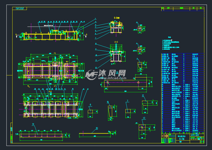 dtl140180110带式输送机图纸
