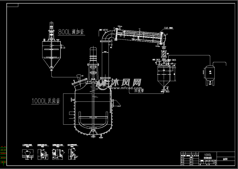 cad建筑图纸 工艺流程图