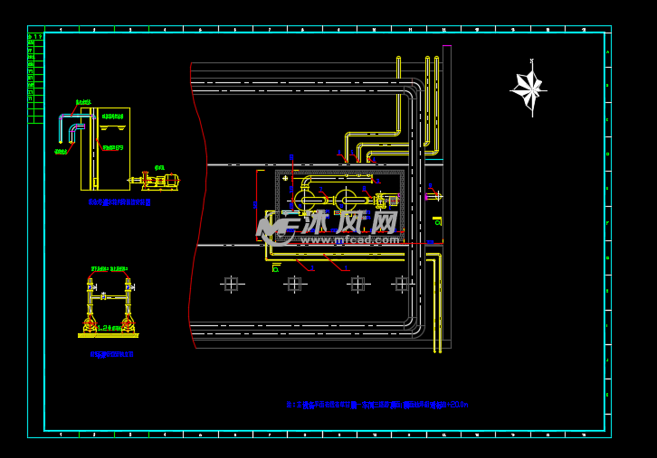 循环泵管道安装立面