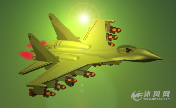 歼20军事战斗机全视图