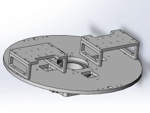 可自动旋转的圆盘机构