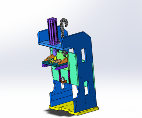 自动气动压紧机构图纸合集的封面图