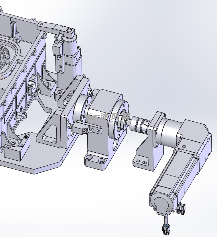 大型翻转机构图 - 机械加工图纸 - 沐风网