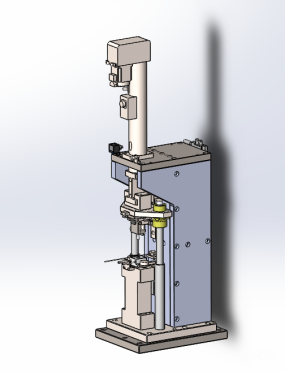 伺服压机产品配件压紧机构图纸合集的封面图