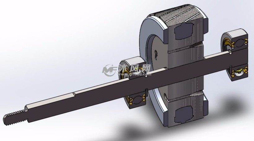 单相异步电机鼠笼转子组件