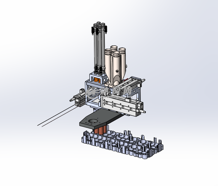 自动插电芯组件 - 机械设备图纸 - 沐风网