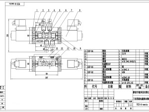 p型機能三位四通電磁換向閥