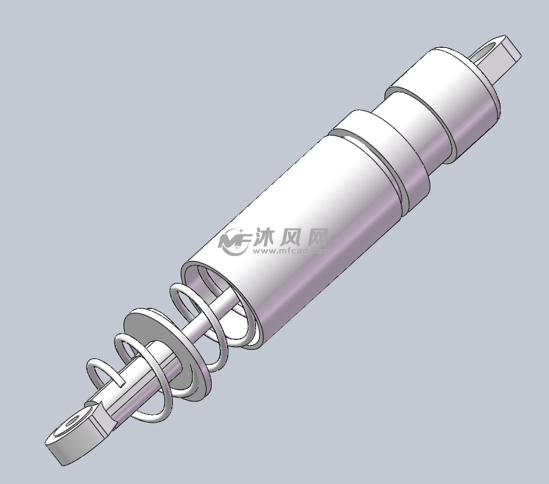 重负载麦轮悬挂用避震器 车身内外饰及附件图纸 沐风网