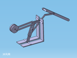 基于曲柄摇杆的仿生袋鼠跳跃机构