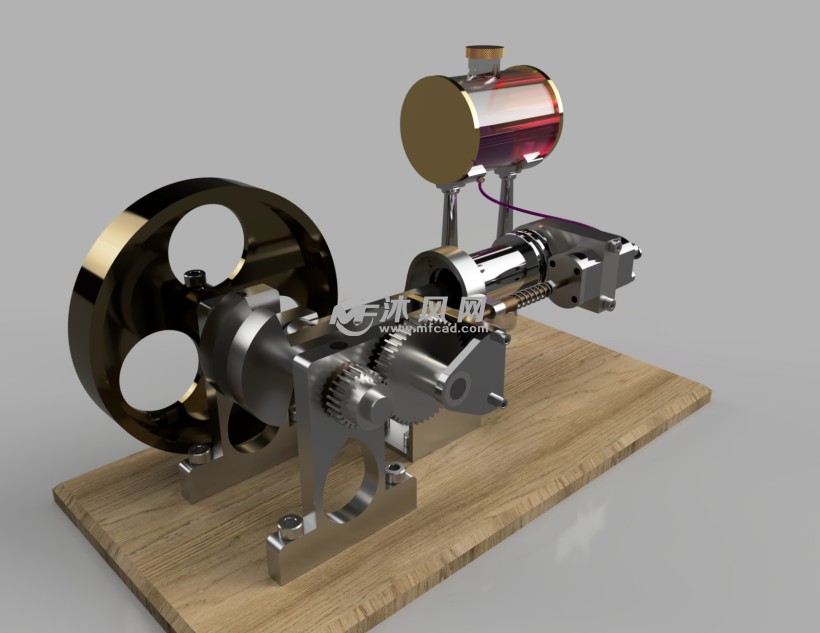 用于学习研究的内燃机设计模型