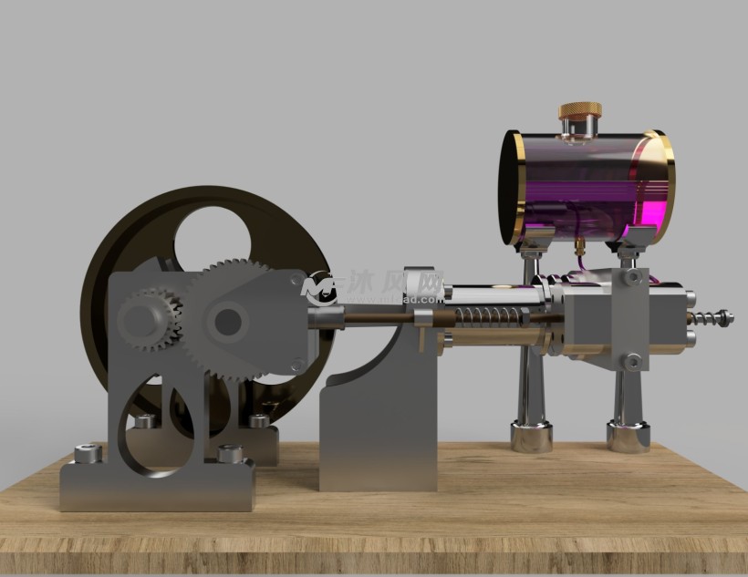 用于学习研究的内燃机设计模型