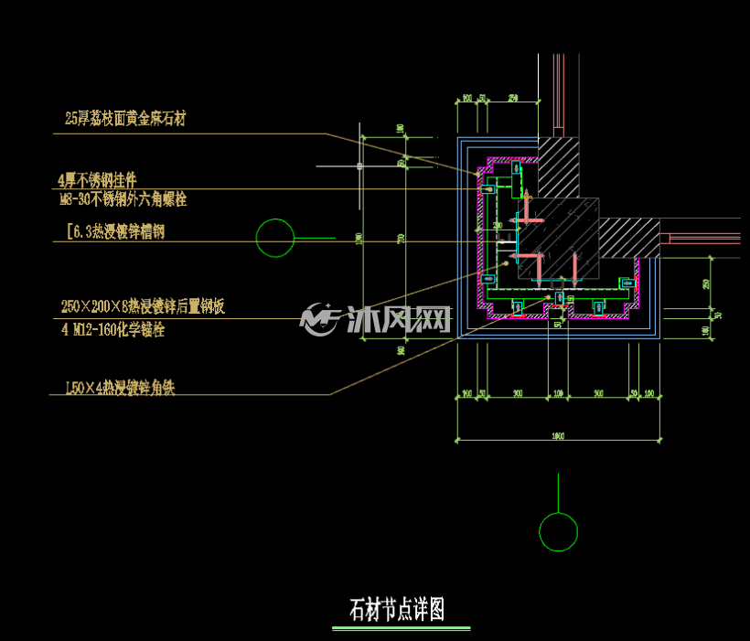 石材节点大样