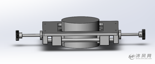 圆形工件夹具模型