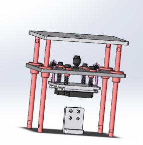 弹簧压紧机构图纸合集的封面图