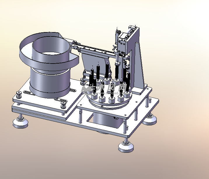 振动盘上料机自动叠料机构