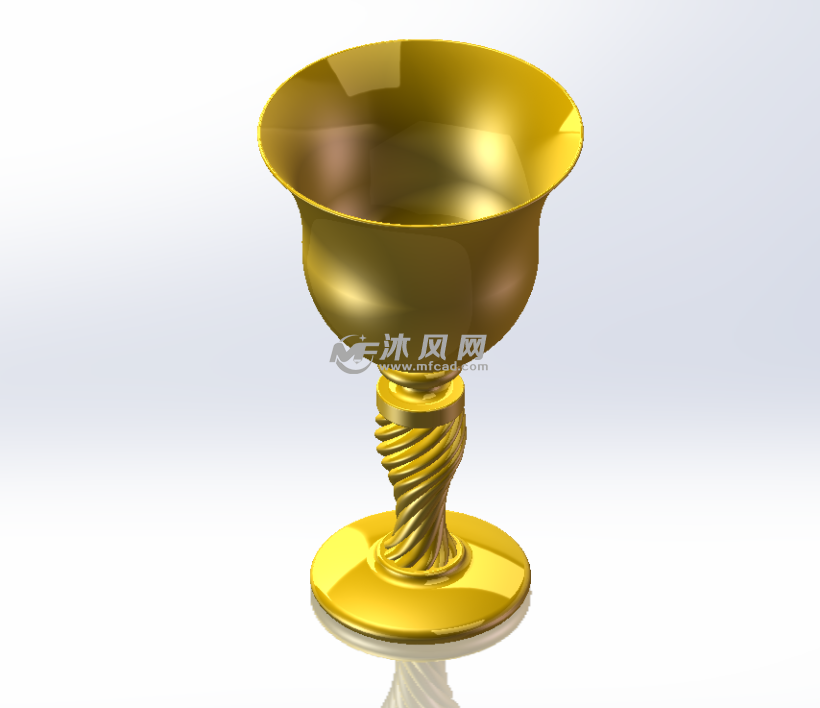 黄金酒杯模型设计 