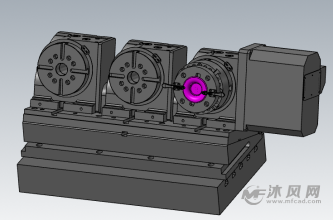 三头联动四轴夹具