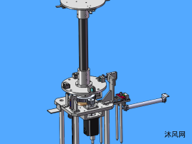 电机齿轮旋转模型