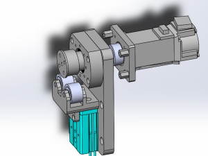 辊轮对称拍板机构 - 包装机械图纸 - 沐风网